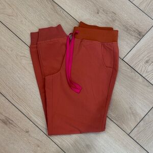 Figs Zamora Jogger Pants - Terracotta - Size XS